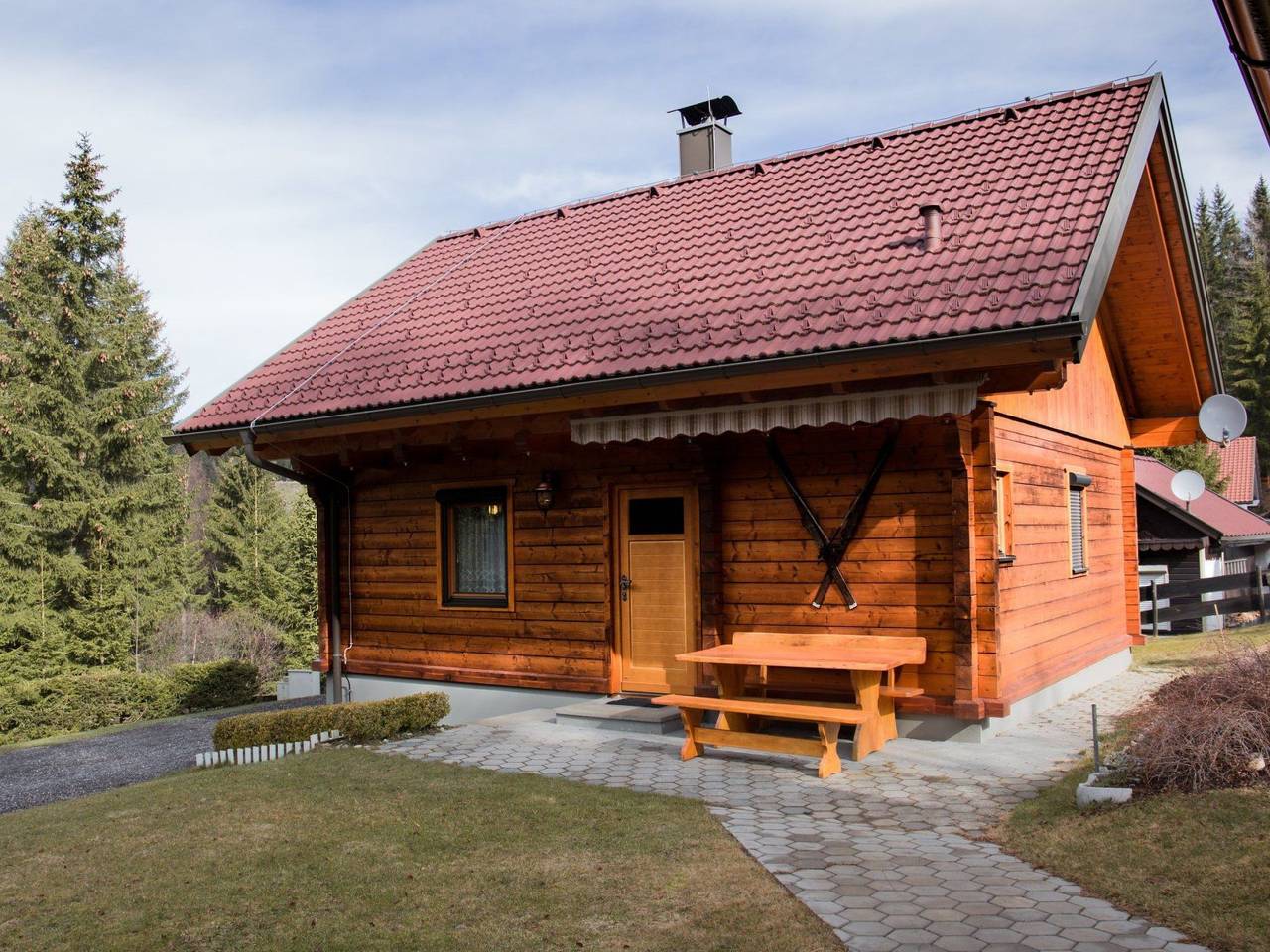 Holzhaus Klippitzblickhütte in Bad Sankt Leonhard im Lavanttal, Lavanttaler Alpen