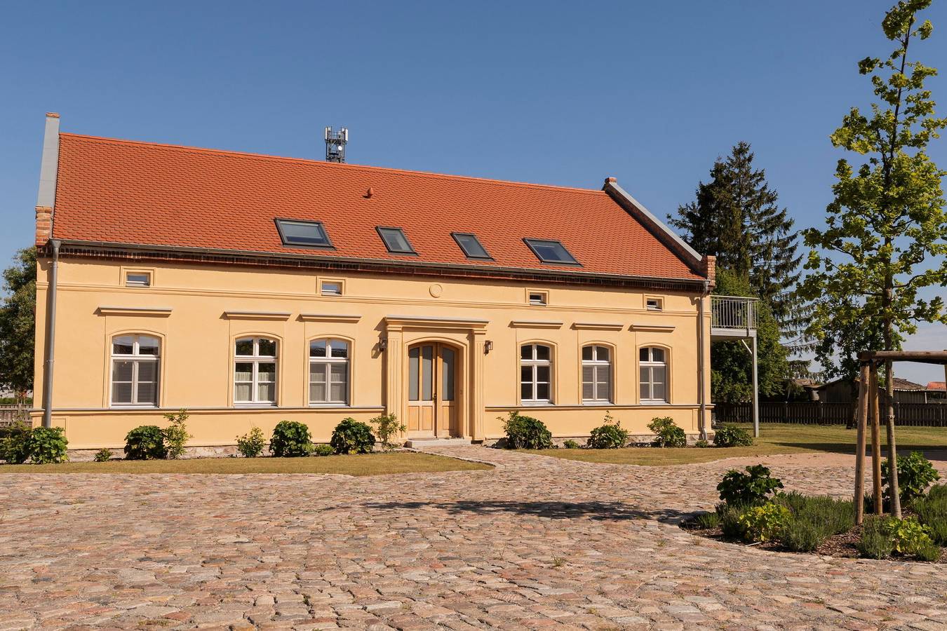 Gutshof Liepe – Exklusiver Gutshof mit 2 Ferienwohnungen für bis zu 14 Personen in Liepe (Usedom), Rankwitz