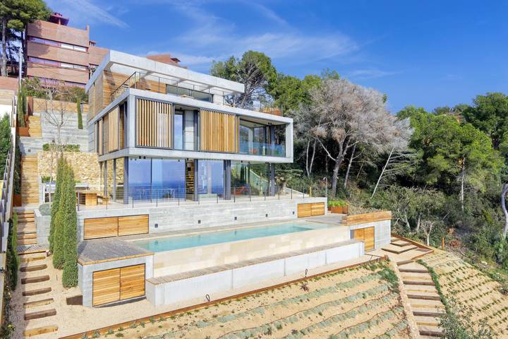 Villa Tamariu - exclusive Villa mit Meerblick un privatem pool-Tamariu-Costa Brava in Platja d'Aigua Xelida (Palafrugell), Tamariu