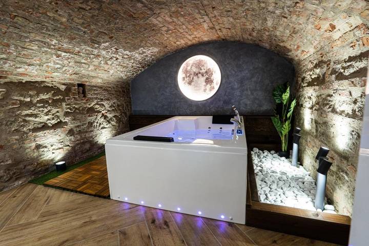 Appartamento per 2 persone, con Balcone e Idromassaggio nonché Terrazza e Panorama a Calitri