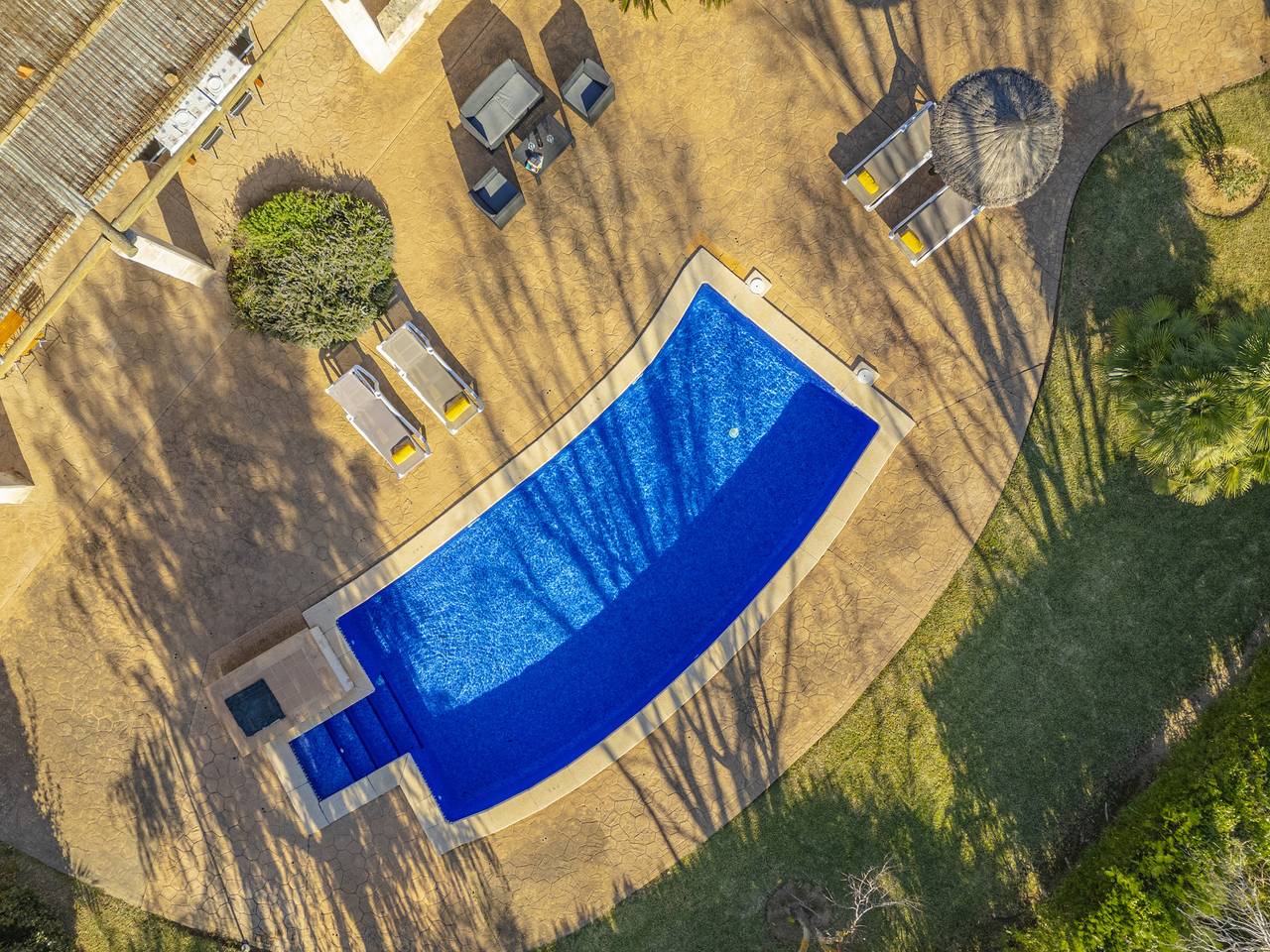 Finca Can Castell 1 para 6 con piscina, Bbq, Wifi gratis in Alcúdia, Nord Majorca