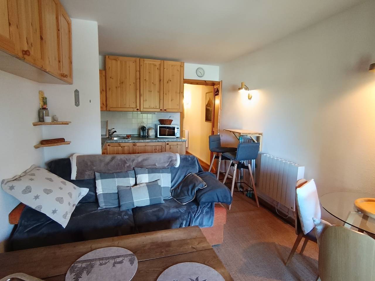 Estudio entero, Estudio acogedor con terraza, jardín y Wifi en Montgenèvre in Montgenèvre, Briançon region