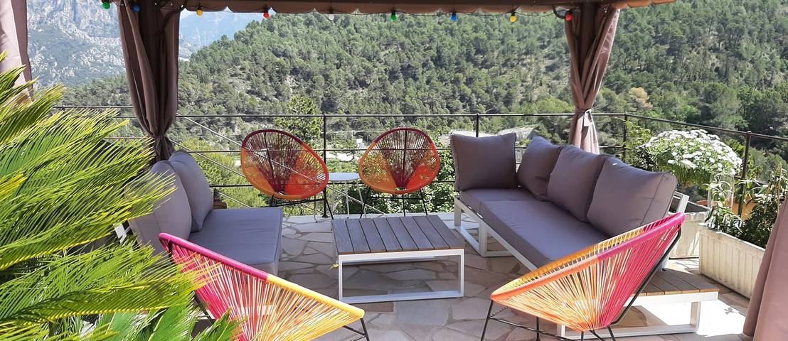 Chambre d’hôte pour 4 personnes, avec jardin et piscine, animaux acceptés dans les Alpes maritimes - 2