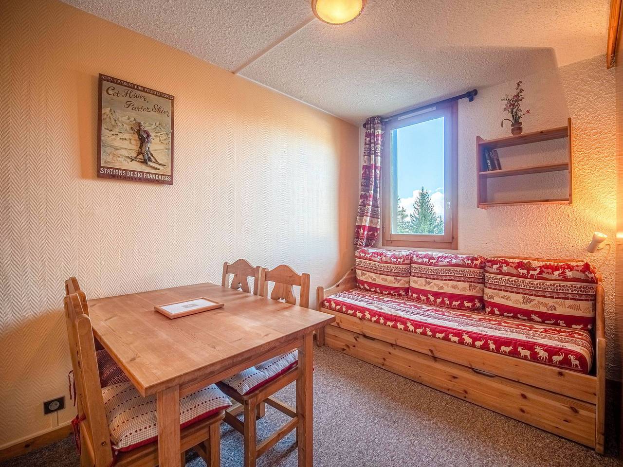Studio entier, Studio cosy à 80m des remontées et 100m des commerces à Valmorel in Valmorel, Les Avanchers-Valmorel