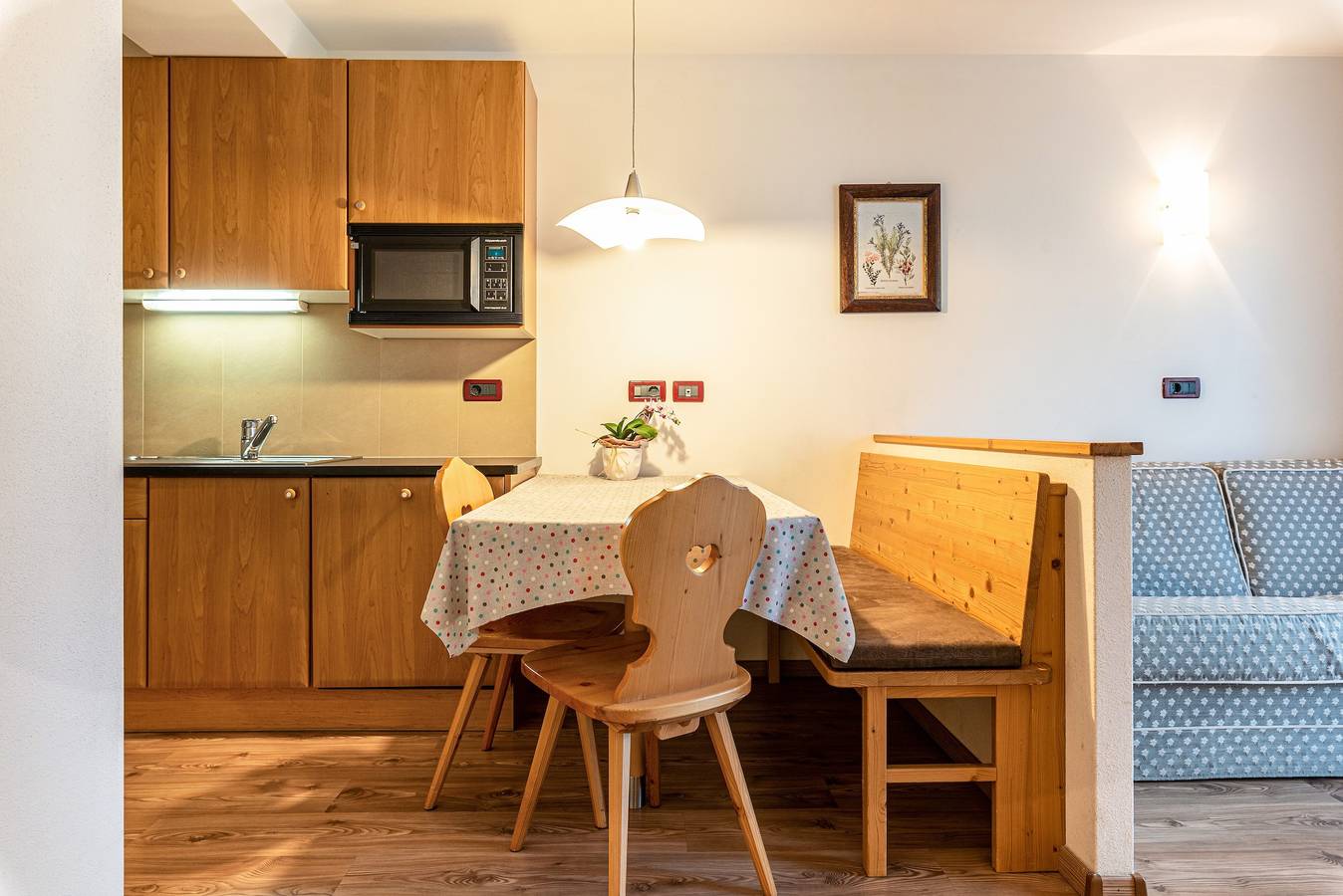 Appartamento intero, Appartamento 'Prapoz Typ B2' con vista montagne, giardino in comune e Wi-Fi in Ortisei, Dolomiti Superski