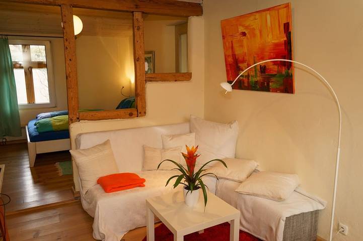 Ferienwohnung für 3 Personen, mit Terrasse und Garten sowie Sauna in Bleckede