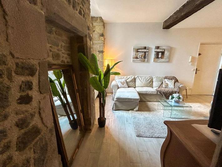 Appartement de vacances pour 5 personnes, avec jardin