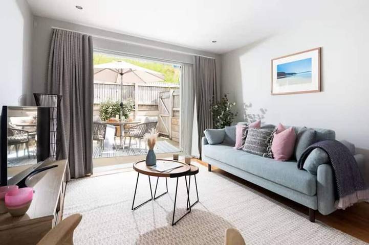 Holiday apartment for 4 people, with garden, with pets in Newquay