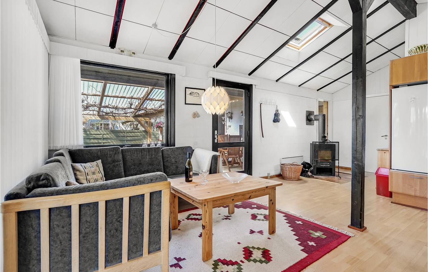 Ferienhaus für 6 Personen mit Terrasse in Bork Havn, Ringkøbing Fjord