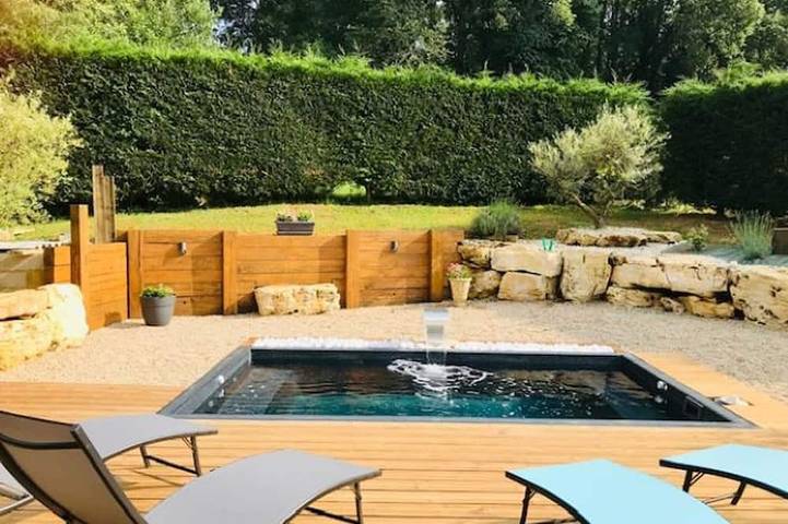 Gîte pour 6 personnes, avec jardin