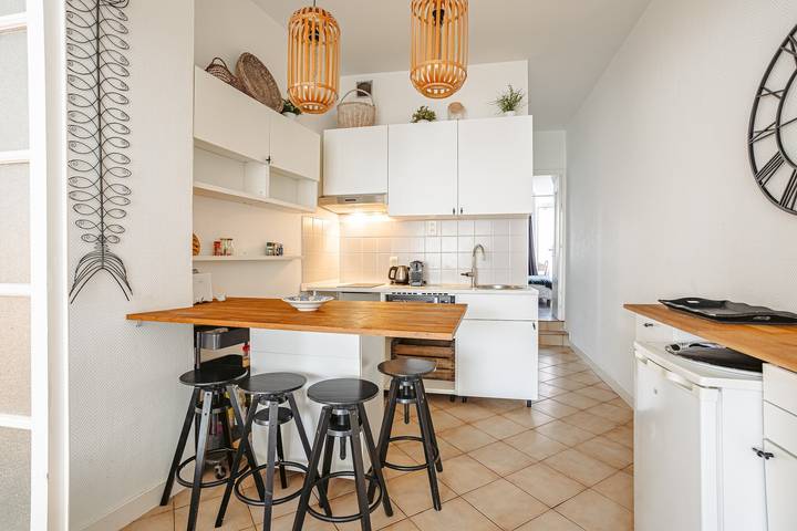 Apartamento entero, Apartamento 'Le Casino' con terraza privada y Wi-Fi in La Rochelle, Región de La Rochelle