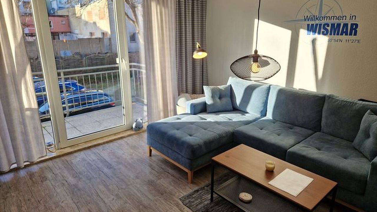 Geheel vakantieappartement, Vakantieappartement voor 2 personen met balkon in Wismar, Nordwestmecklenburg (Wismar en omgeving)