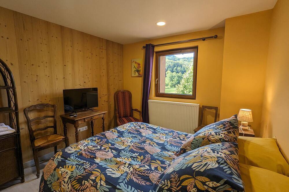 Chambre climatisée avec salle d'eau privative et accès jardin in Rehaupal, Saint-Dié-des-Vosges