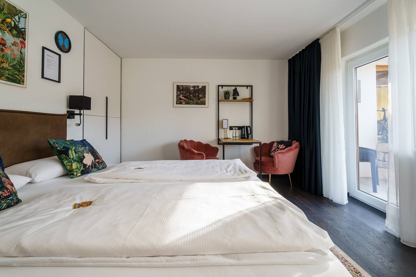 Ganzes Studio, Design-Apartment 'Fauna by Kamelu' mit privater Terrasse und Parkplatz in Gengenbach, Kinzigtal