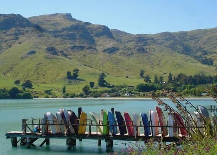 Ferienhaus für 8 Personen, mit Balkon und Garten in Neuseeland