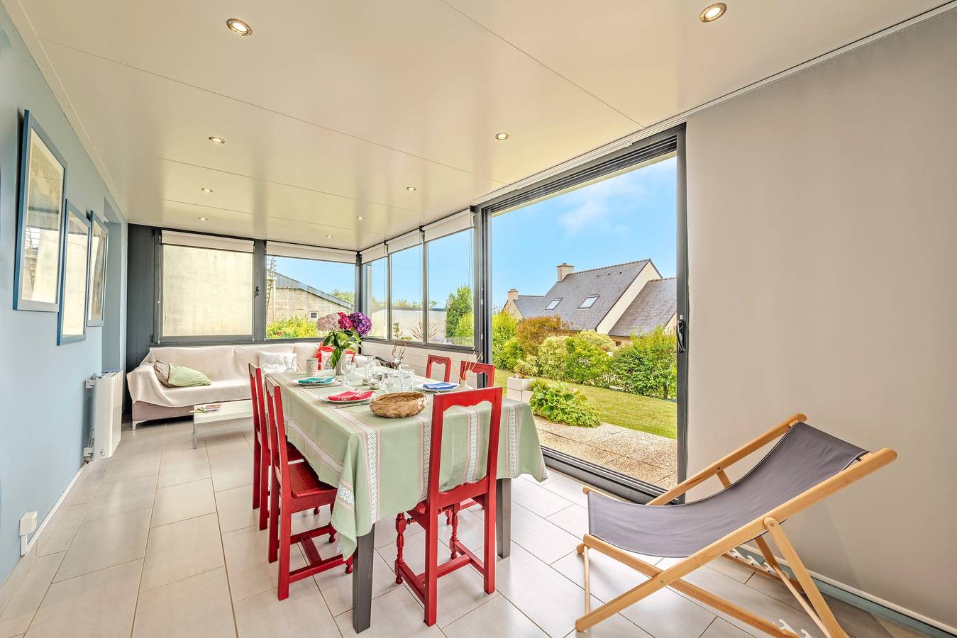 Ferienhaus 'Maison 4 Pers 5kms De La Plage' mit privater Terrasse und eigenem Garten in Plouider, Brest und Umgebung