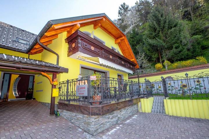 Maison d’hôte pour 2 personnes, avec Balcon ainsi que Jardin et Vue dans Begunje na Gorenjskem