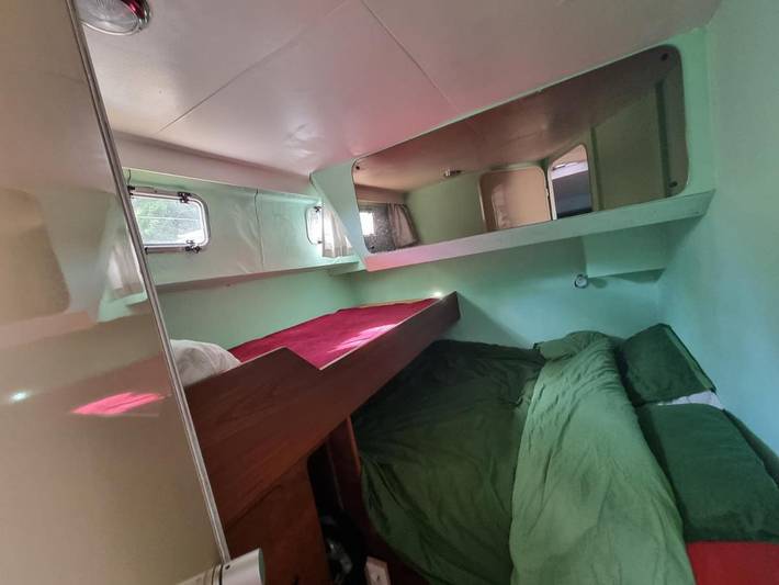 Boot für 5 Personen, mit Terrasse und Ausblick
