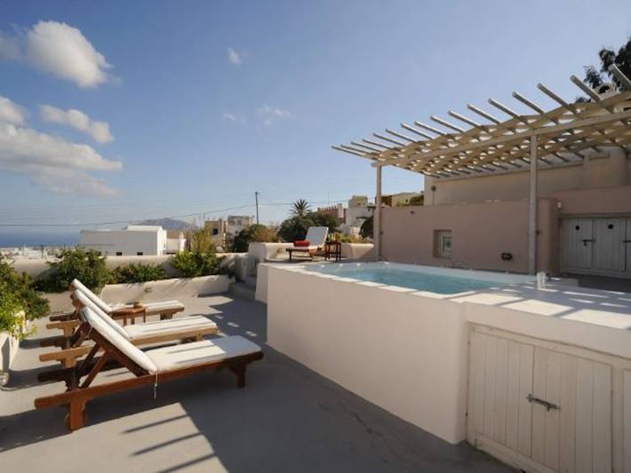 Villa pour 10 personnes, avec Vue sur l’océan et Balcon ainsi que Terrasse et Jardin à Santorin - 2