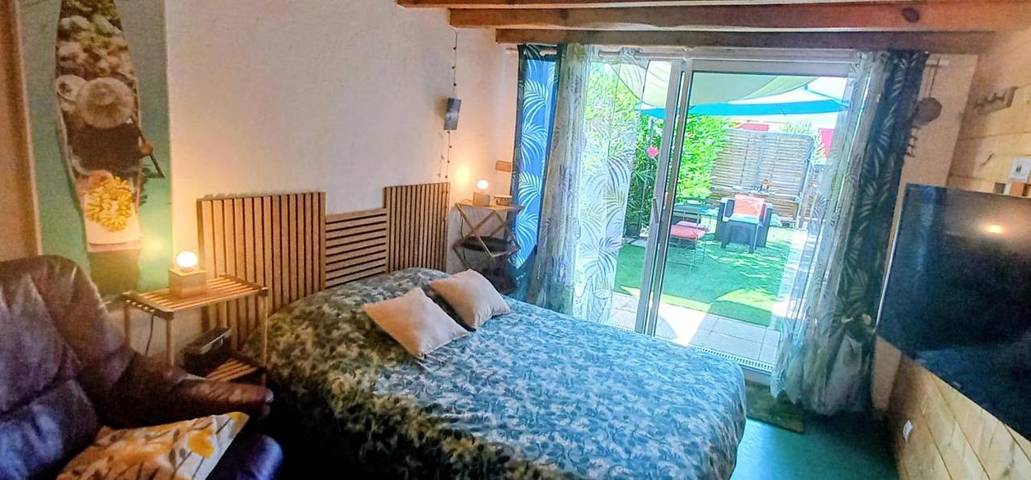 Appartement de vacances pour 3 personnes, avec jardin et vue