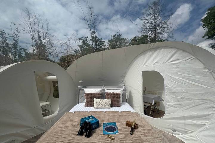 Location de vacances pour 2 personnes, avec sauna ainsi que jacuzzi et balcon à Crécy-sur-Serre - 2