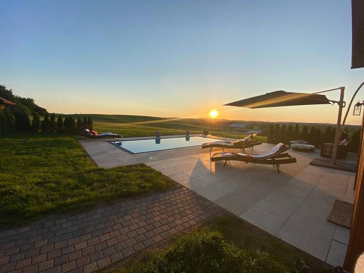 Ferienhaus für 6 Personen, mit Terrasse und Garten sowie Pool und Sauna in Görisried - 4