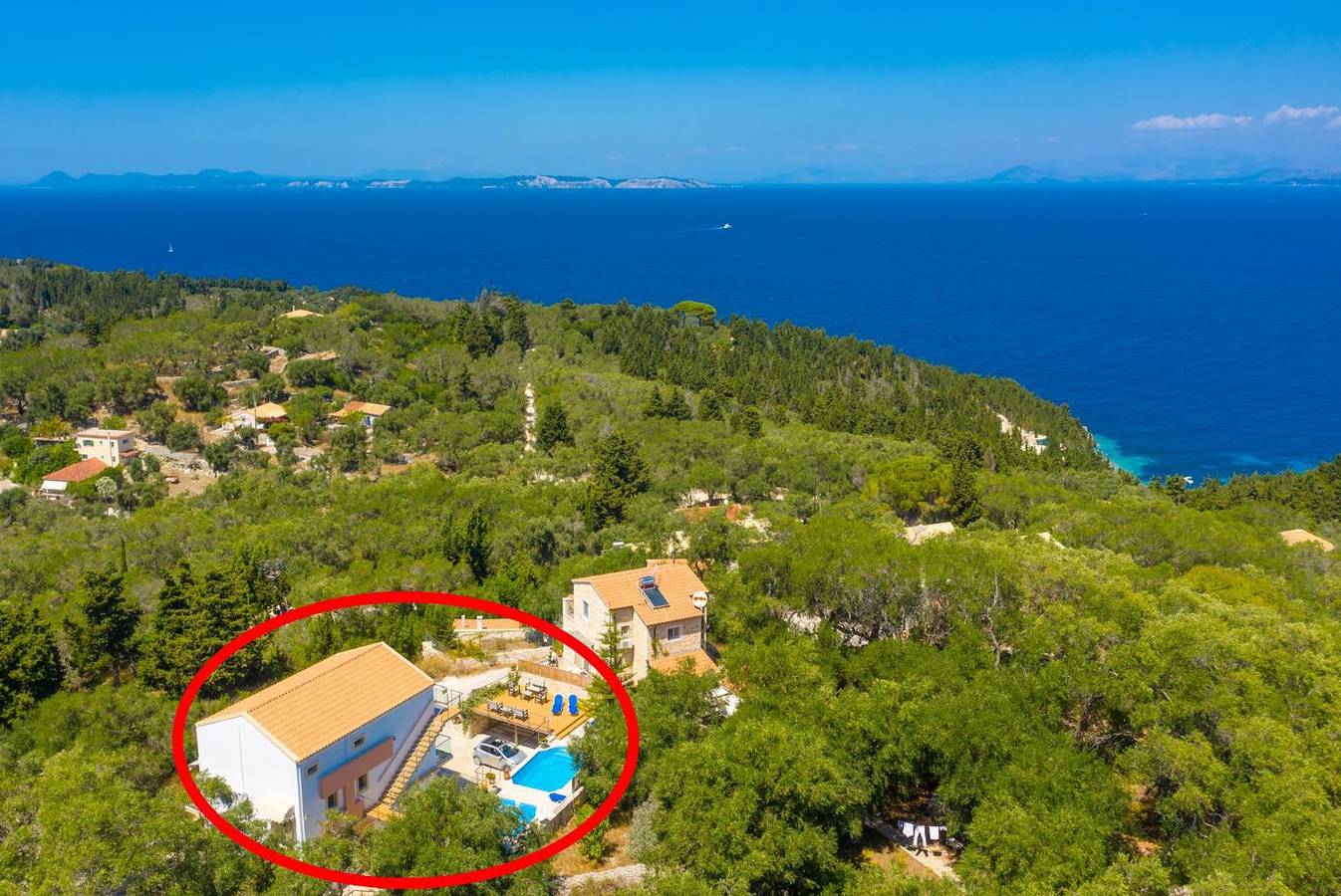 Villa für 11 Personen mit Kinderpool in Lakka, Paxos
