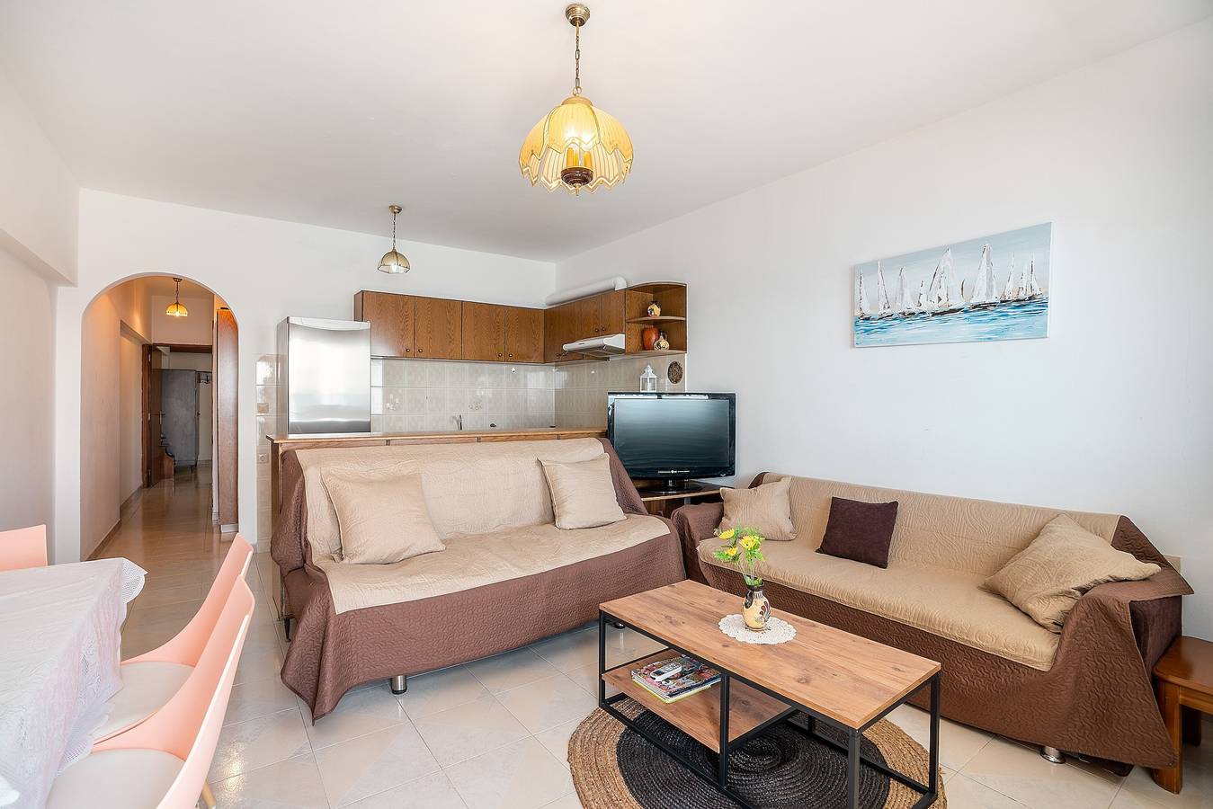 Hel leilighet, Dorothy's Seaview Apartment with Sea View and Wi-Fi in Charaki, Rhodos