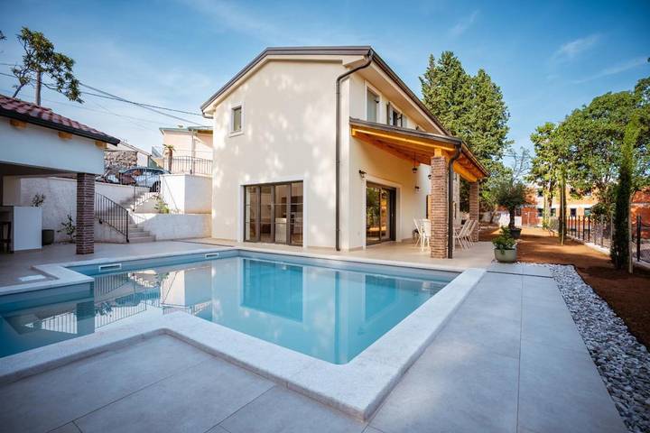 Willa dla 8 osób, z ogród i widok oraz basen, zwierzęta dozwolone w Ika