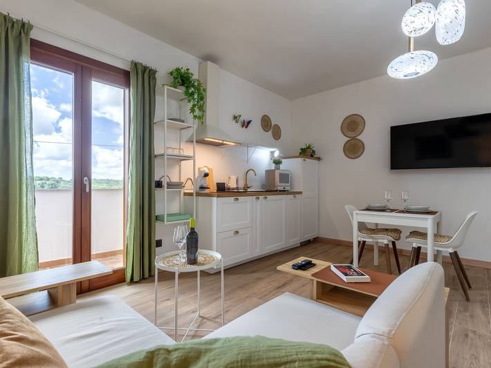 Gîte pour 2 personnes, avec balcon à Sorso