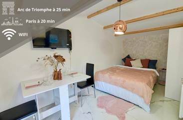 Gîte pour 2 personnes, avec jardin à Houilles