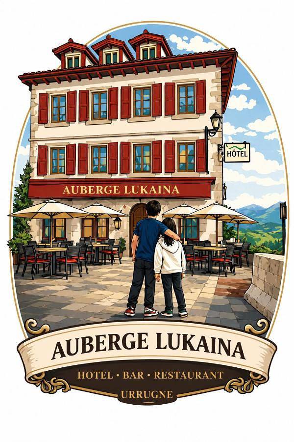 Logis Hôtel Auberge Lukaïna in Urrugne, Région de Bayonne