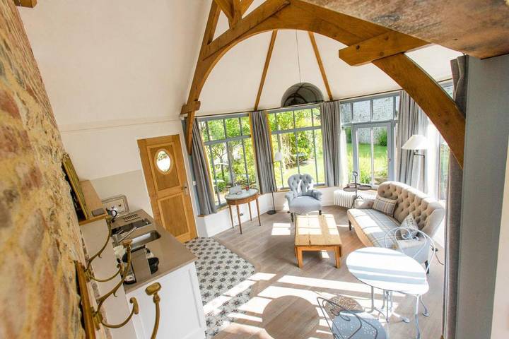 Chambre d’hôte pour 4 personnes, avec vue ainsi que piscine et jardin à Équemauville - 4