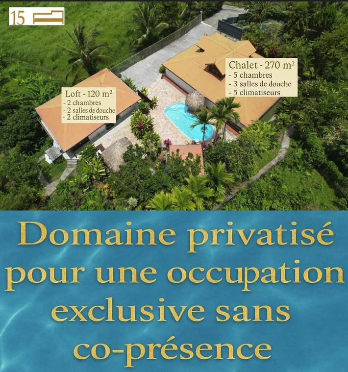 Villa pour 17 personnes, adapté aux familles en Martinique - 2