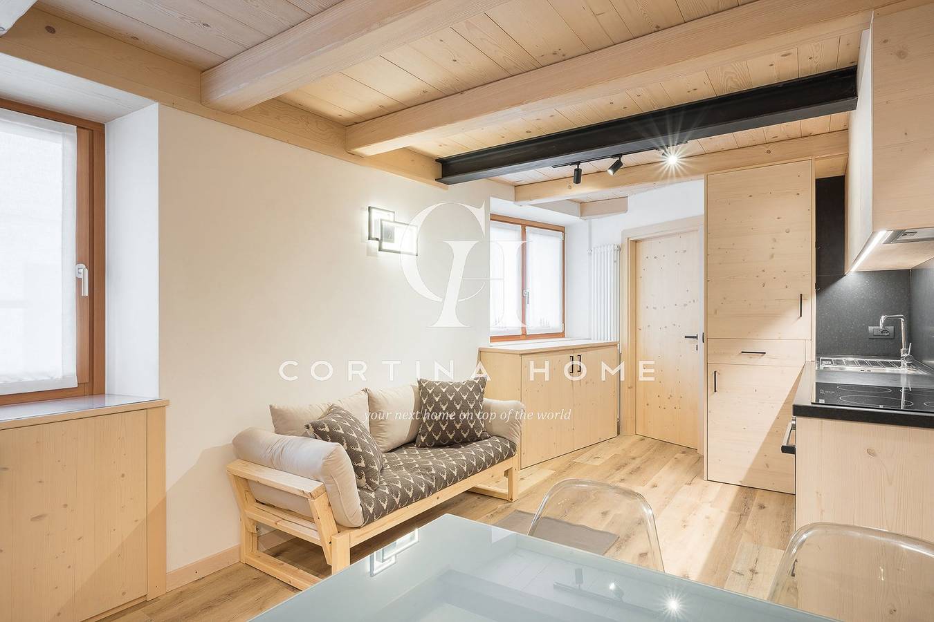 Ganze Wohnung, Stylish Mountain Apartment in San Vito di Cadore, Dolomiti Superski