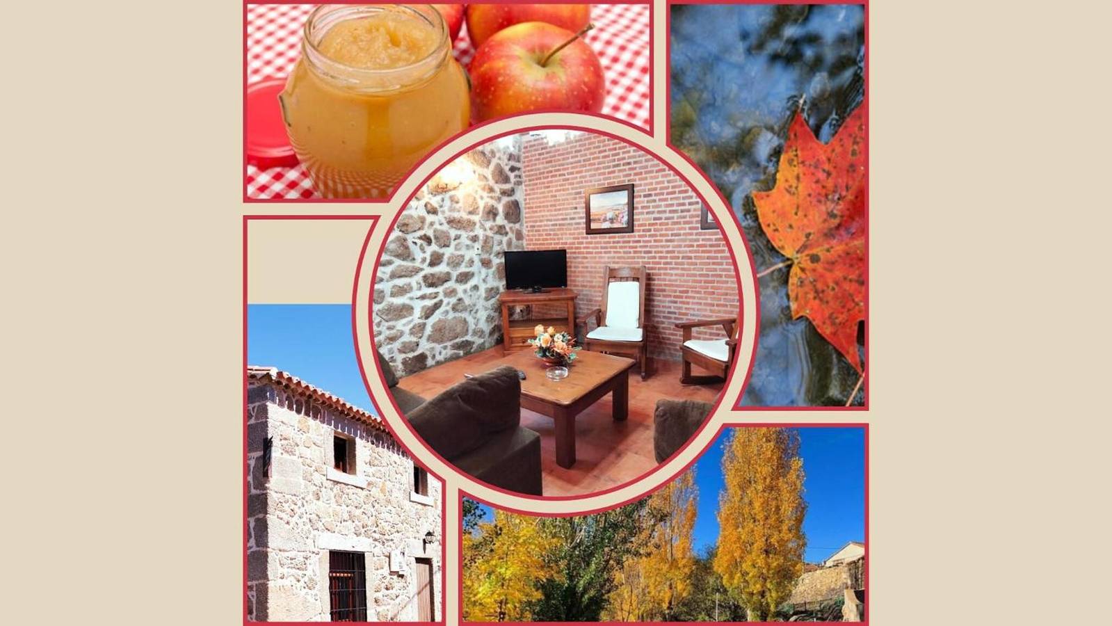 Country House 'Casa Rural El Robledo' with Private Terrace and Private Garden in Muñotello, Ávila Region
