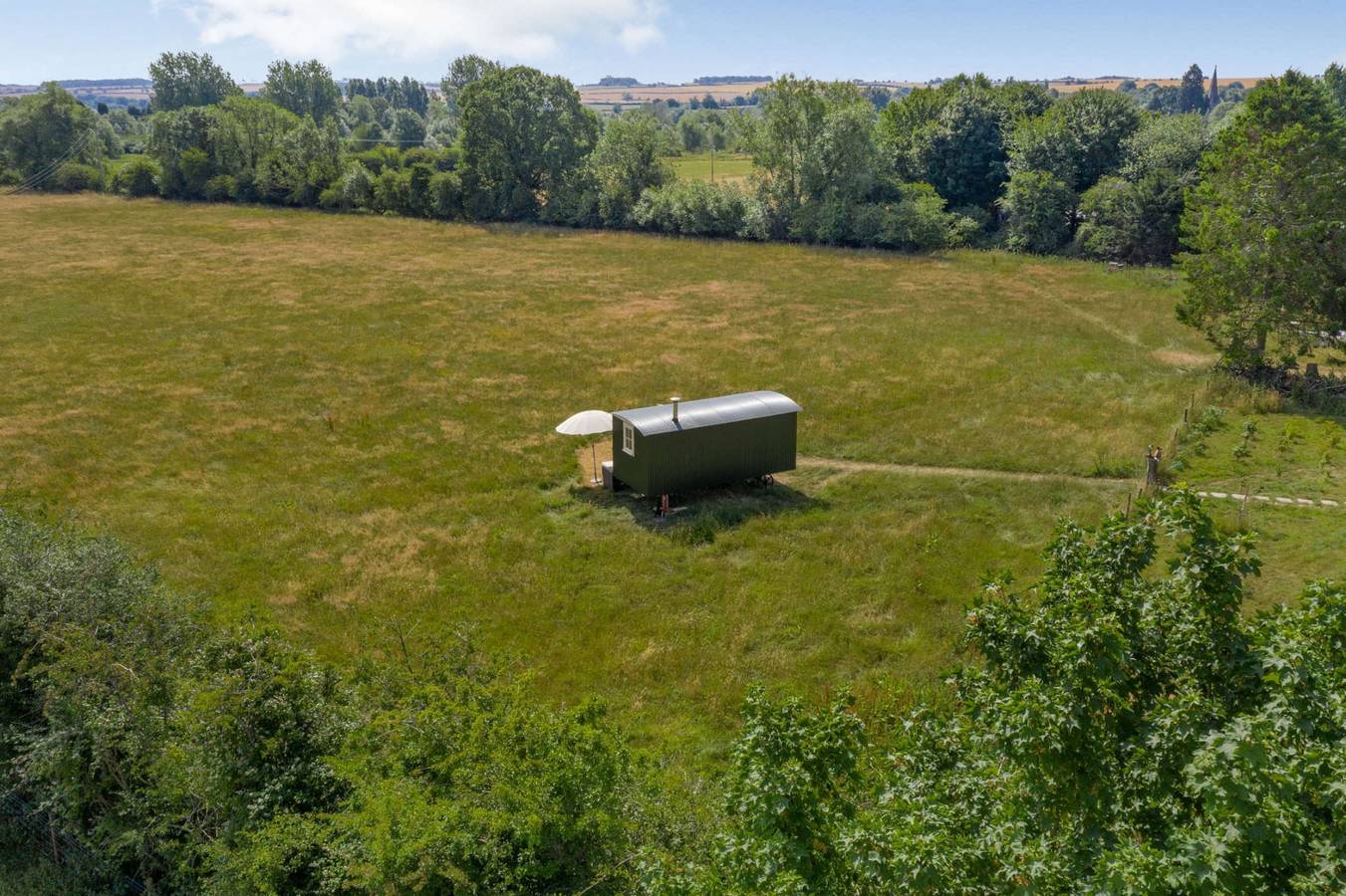 Littlestock Shepherds Hut in Oxfordshire