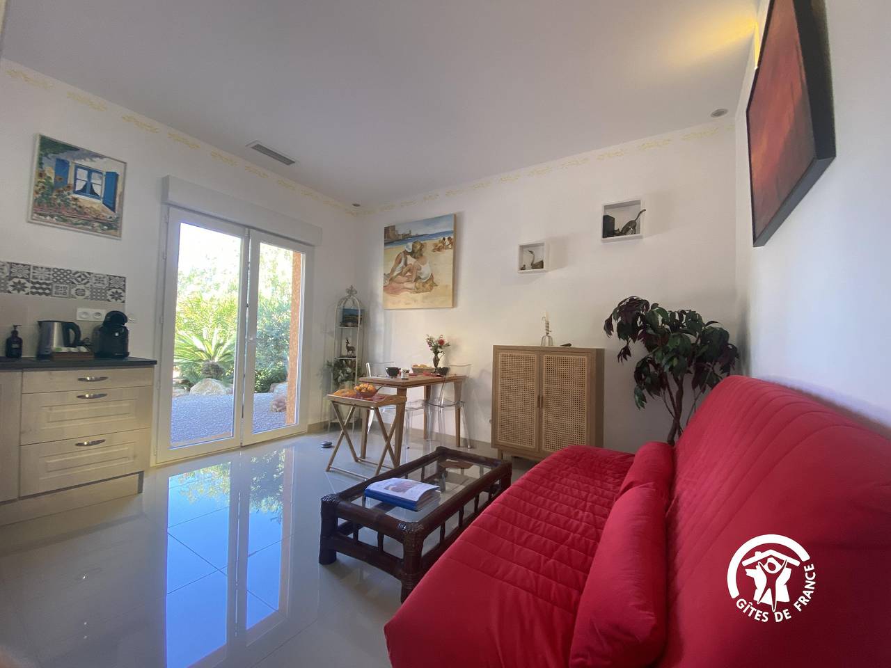 Gîte für 2 Personen mit Terrasse in Villelongue-dels-Monts, Céret und Umgebung