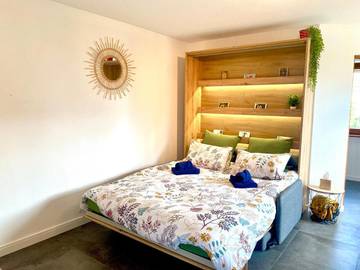 Gîte pour 3 personnes, avec jardin à Ingersheim