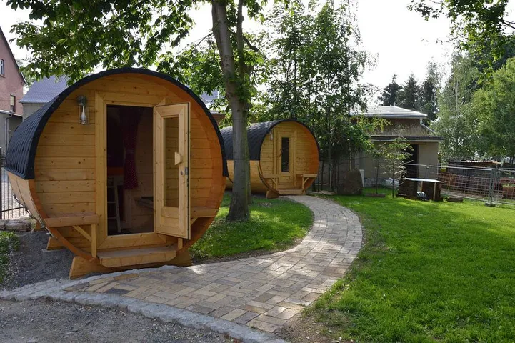 Camping barrel 1 - idyllically located in Krostitz, Nordsachsen
