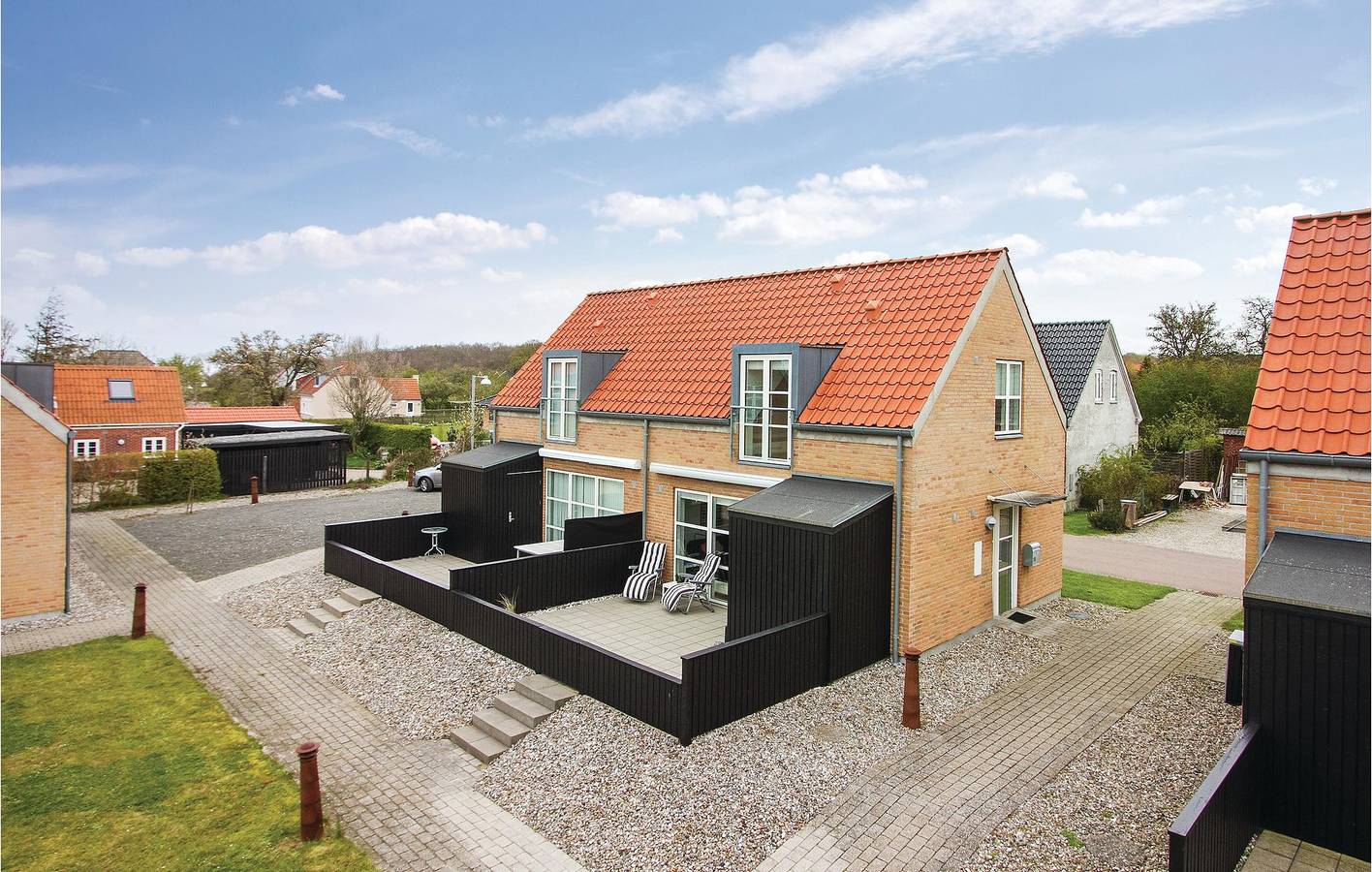 Ferienhaus für 4 Personen mit Terrasse in Tranekær, Langeland
