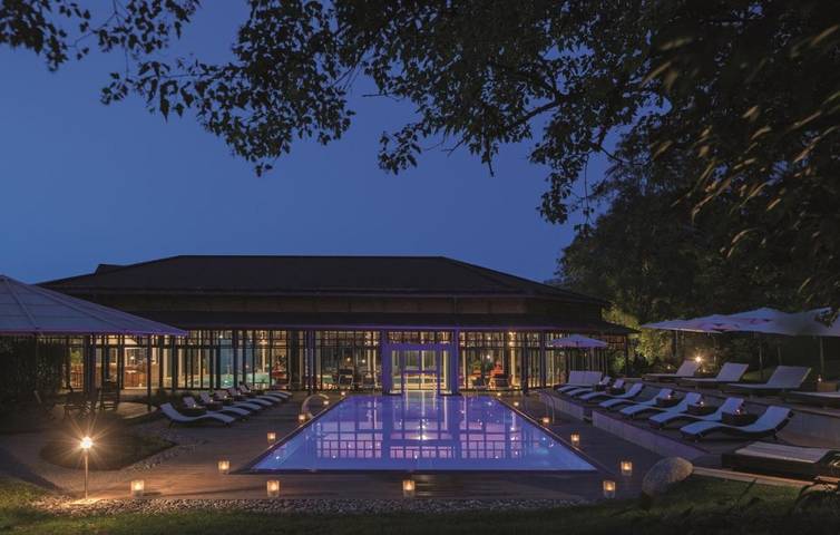 Hôtel pour 2 personnes, avec jardin et sauna ainsi que piscine et jacuzzi, animaux acceptés