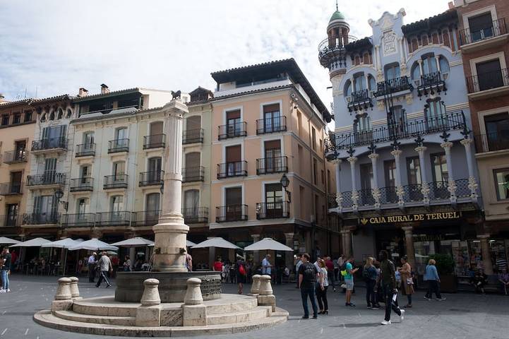 Ganze Wohnung, Apartment-Mudéjar-Standard-Ensuite mit Dusche-Stadtblick in Teruel, Teruel und Umgebung