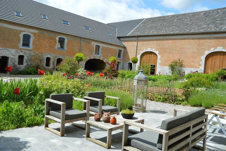 Chambre d’hôte pour 2 personnes, avec jardin et vue à Modave