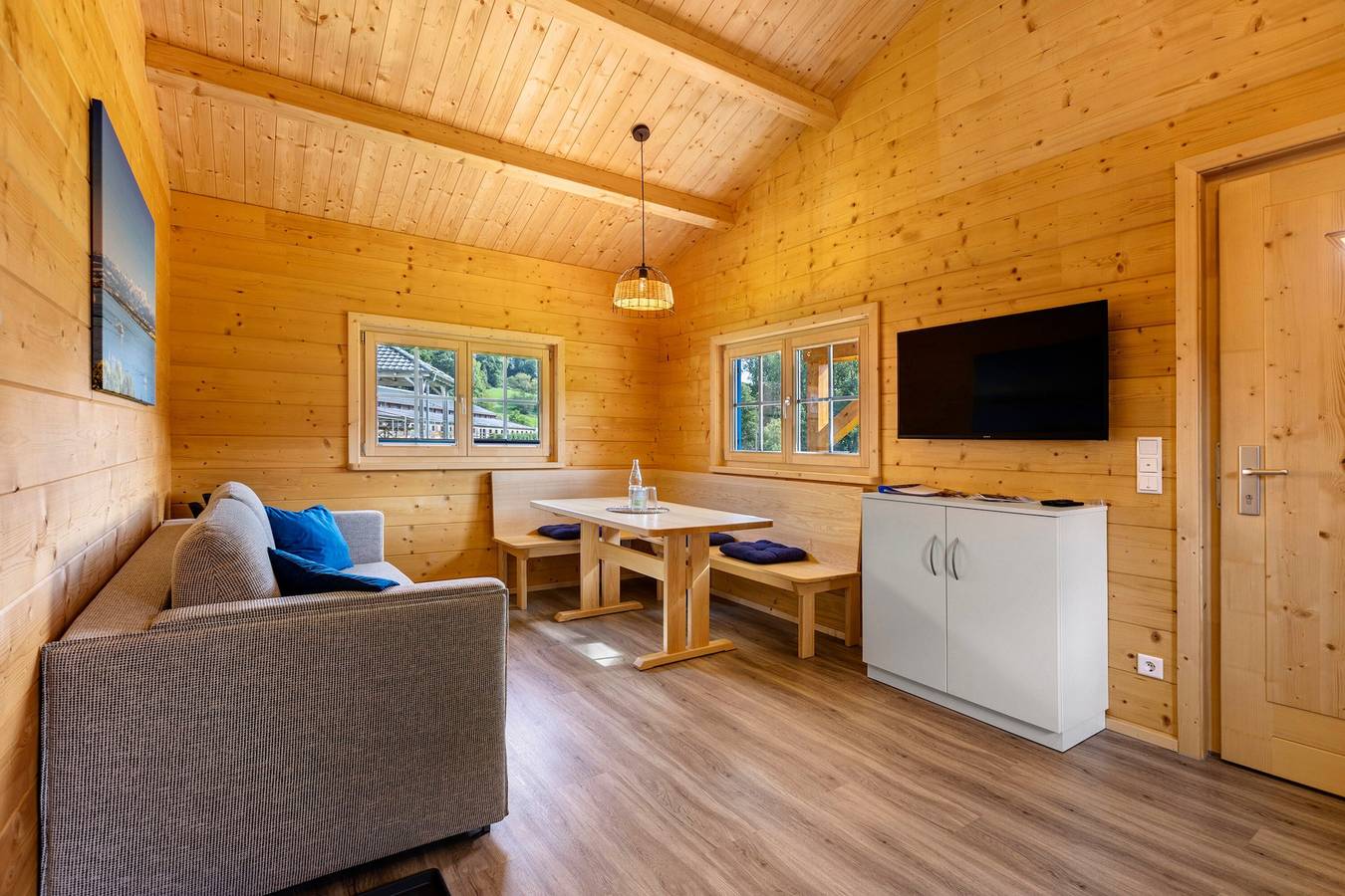 Chalet 'Morgentau' mit privater Terrasse und Wlan in Stockach, Landkreis Konstanz