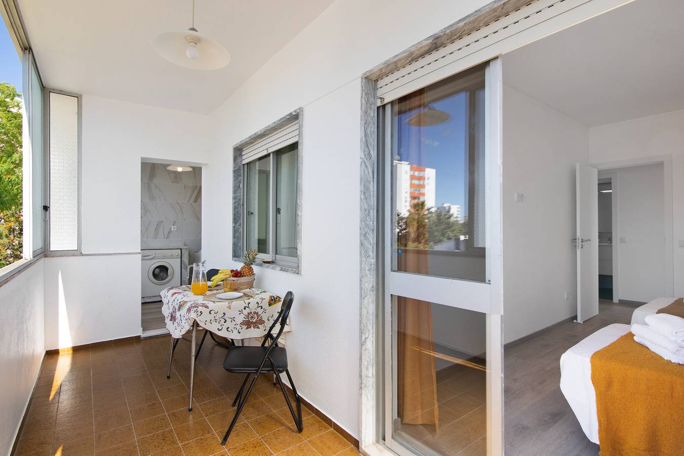 Ganze Wohnung, Apartment 'Justo's House' mit privater Terrasse, Wlan und Klimaanlage in Faro (Sé), Faro