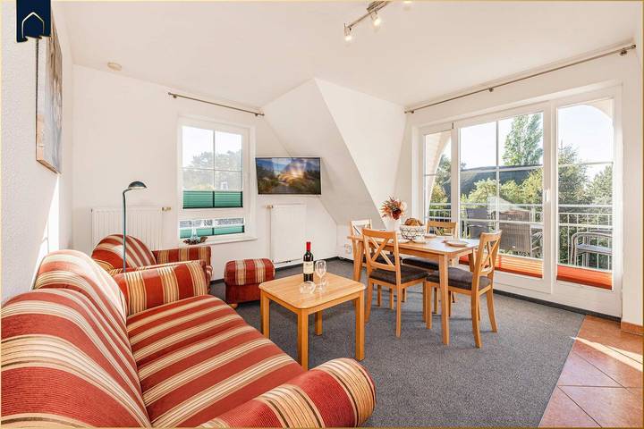 Ferienwohnung für 4 Personen, mit Ausblick und Sauna sowie Seeblick und Garten in Loddin - 2