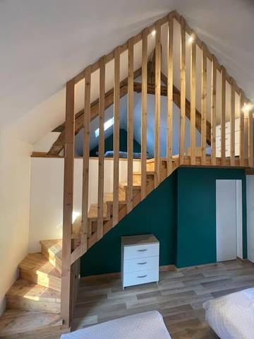 Gîte pour 6 personnes, avec jardin et terrasse dans Bosc Roger Sur Buchy