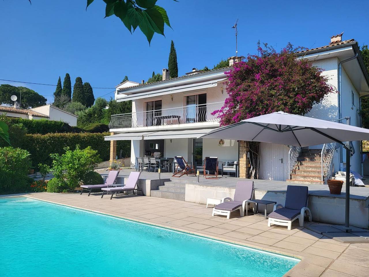 Gîte for 6 personer med badebasseng in Antibes, Cannesregionen