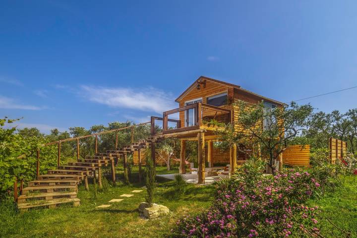 Country House 'Terra Vine Collection - Green Leaf' with Wi-Fi and Air Conditioning in Vanato, Zakynthos